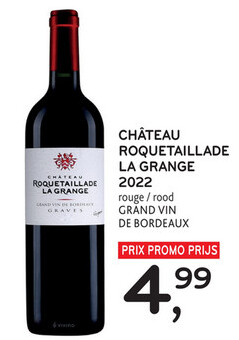 Offre: CHATEAU ROQUETAILLADE LA GRANGE