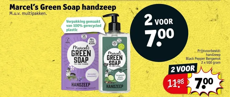 Aanbieding: Marcel's Green Soap handzeep