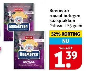 Aanbieding: Beemster royaal belegen kaasplakken