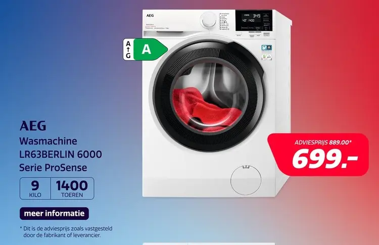 Aanbieding: AEG LR63BERLIN 6000 Serie ProSense