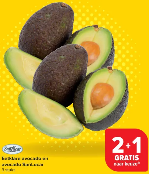 Promotie: Eetklare avocado en avocado