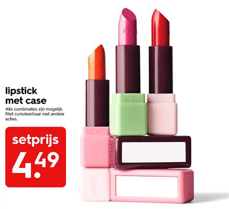 Promotie: Lipstick met case