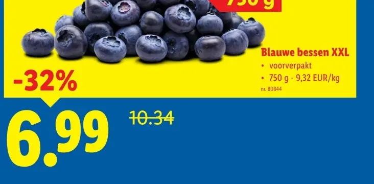 Promotie: Blauwe bessen XXL