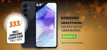 Aanbieding: Samsung Galaxy A55 5G 128GB bundel Zwart