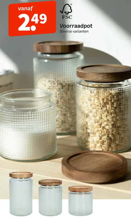 Promotie: Voorraadpot