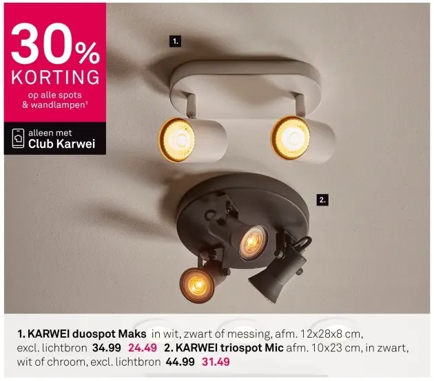 Aanbieding: Duospot Maks of Triospot Mic