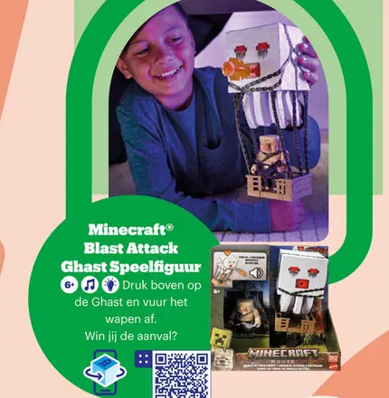 Aanbieding: Minecraft® Blast Attack Ghast Speelfiguur