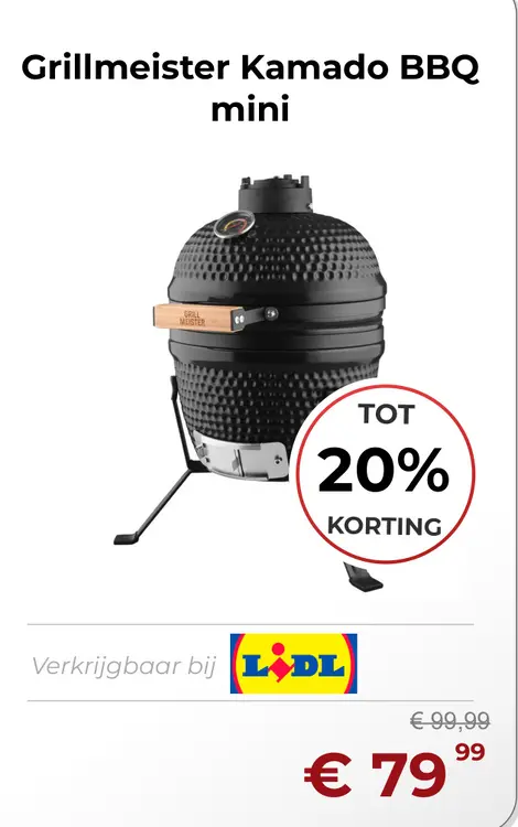 Aanbieding: Kamado BBQ mini