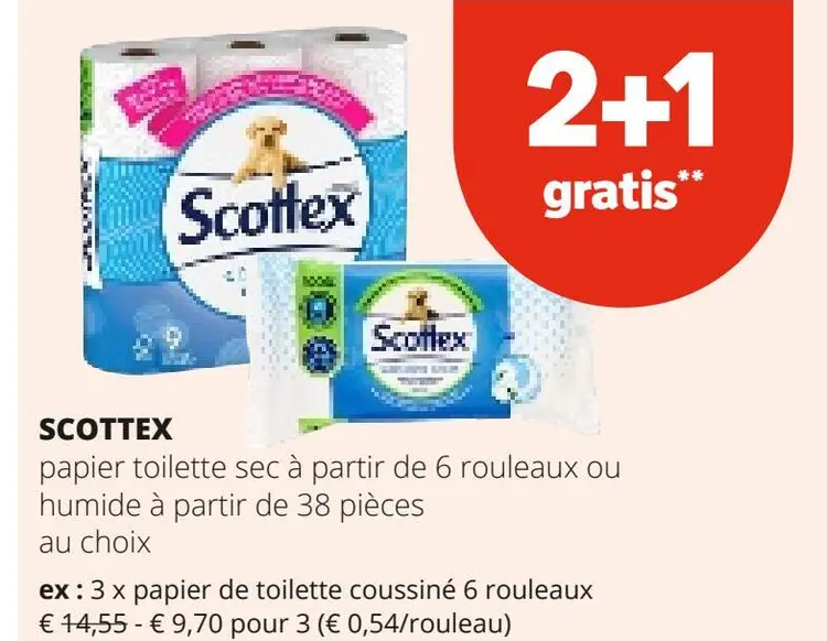 Offre: papier toilette