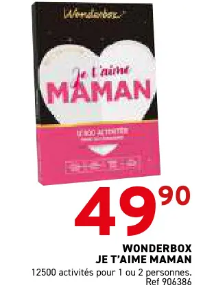 Offre: Je t'aime maman