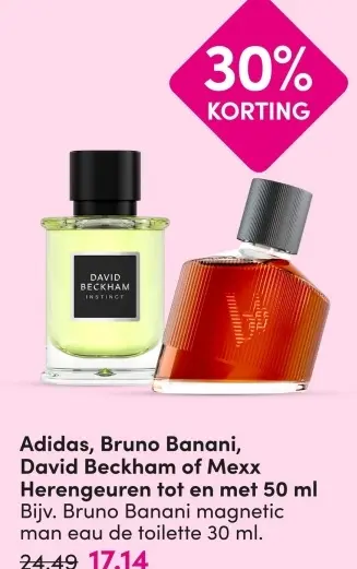 Aanbieding: Herengeuren tot en met 50 ml