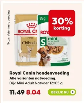 Aanbieding: Hondenvoeding alle varianten natvoeding