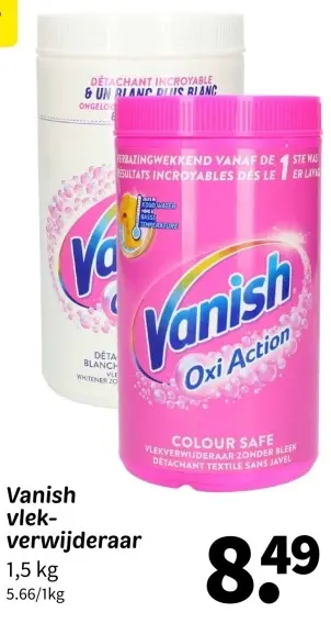 Promotie: Vlekverwijderaar