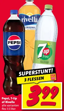 Aanbieding: Pepsi, 7-Up of Rivella