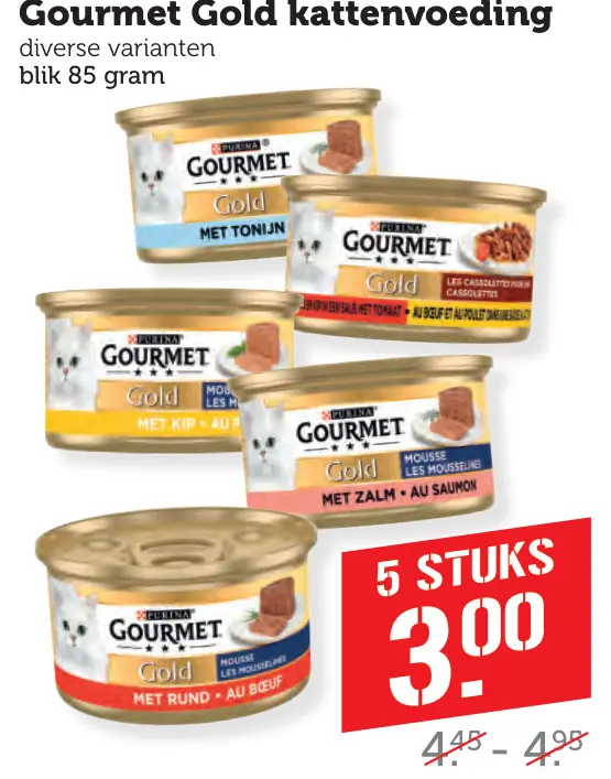 Aanbieding: Gourmet Gold kattenvoeding
