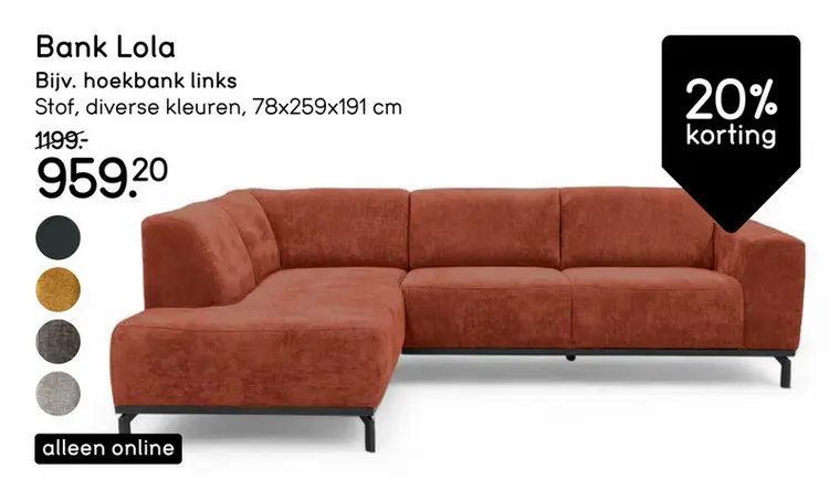 Aanbieding: Bank Lola