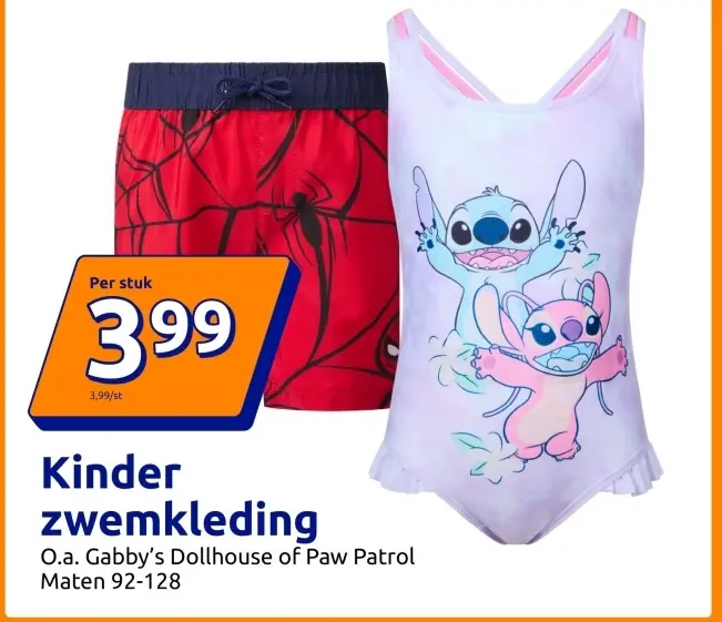Promotie: Kinder zwemkleding