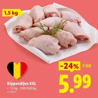Promotie: Kippendijen XXL