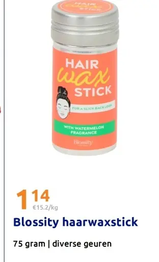 Promotie: haarwaxstick
