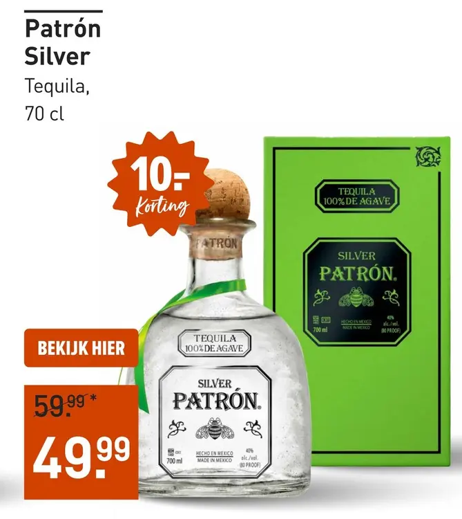 Aanbieding: Patrón Silver