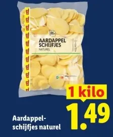 Aanbieding: Aardappelschijfjes naturel