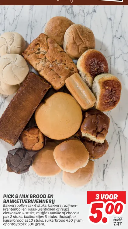 Aanbieding: Pick & mix brood en banketverwennerij