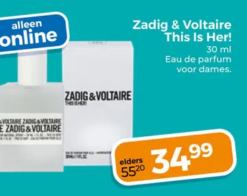 Aanbieding: Zadig & Voltaire This Is Her!