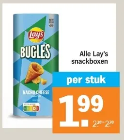Aanbieding: Bugles Nacho Cheese