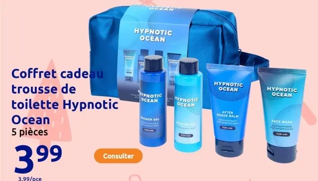 Offre: Coffret cadeau trousse de toilette Hypnotic Ocean