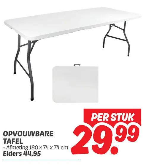 Opvouwbare tafel