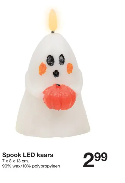Aanbieding: Spook LED kaars