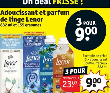 Offre: Adoucissant et parfum de linge