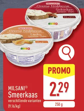 Promotie: Smeerkaas