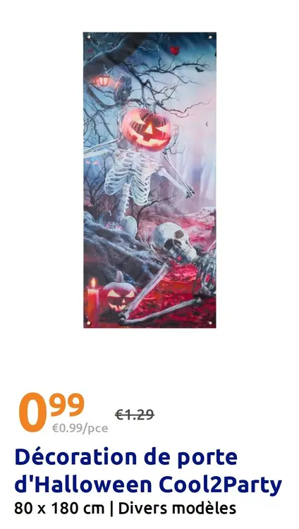 Offre: Décoration de porte d'Halloween Cool2Party