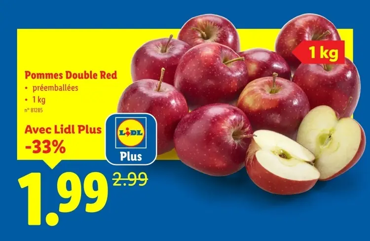 Offre: Pommes Double Red