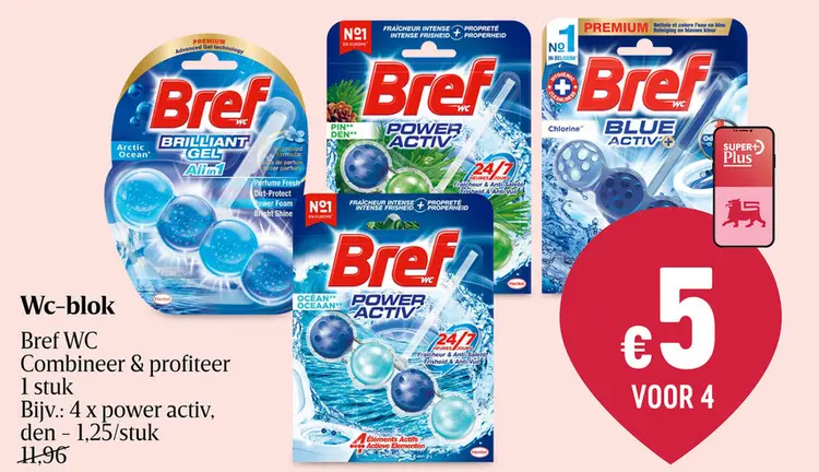 Promotie: Wc-blok Bref WC