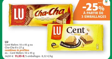 Offre: Cent Wafers ou Cha-Cha