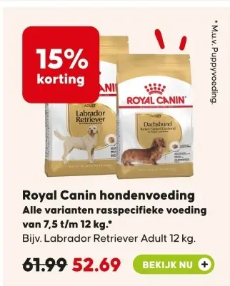 Aanbieding: Royal Canin hondenvoeding