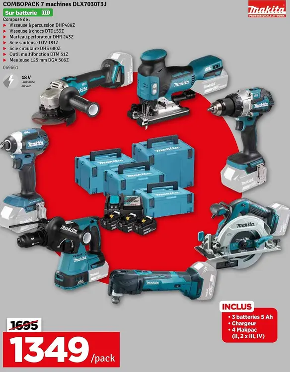 Offre: COMBO PACK 7 machines