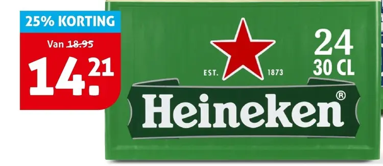 Aanbieding: Heineken bier