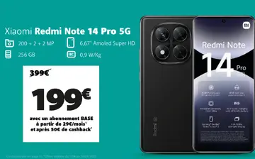 Offre: Xiaomi Redmi Note 14 Pro 5G