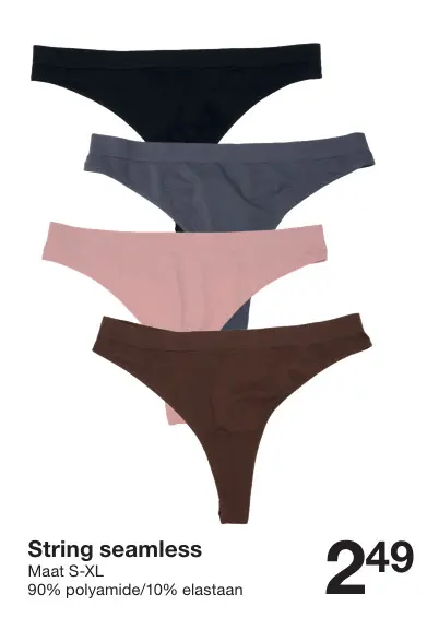Aanbieding: String seamless
