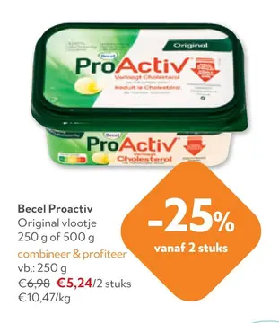 Aanbieding: Becel Proactiv Original vlootje