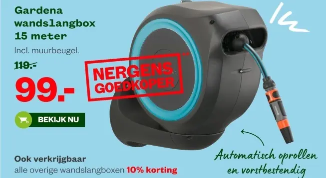 Aanbieding: wandslangbox