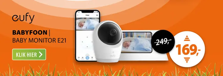 Aanbieding: Eufy Baby Monitor E21