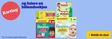 Aanbieding: luiers en billendoekjes