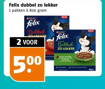 Aanbieding: Felix dubbel zo lekker