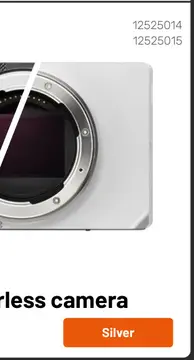 Aanbieding: mirrorless camera