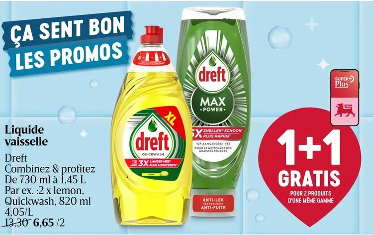 Offre: Liquide vaisselle