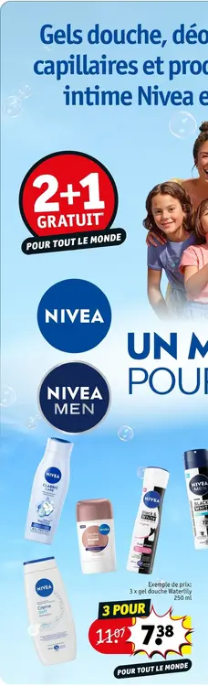 Offre: Gels douche, déodorants, capillaires et produ